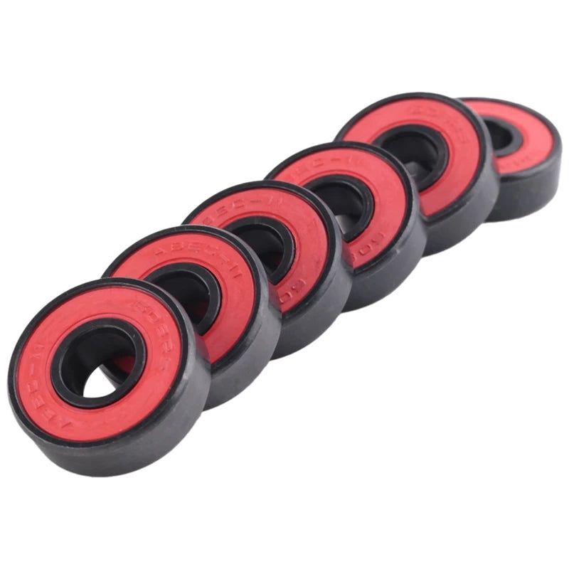 16 Pcs Ceramic Bearings High Speed Wear Resistant for Skate Skateboard Wheel