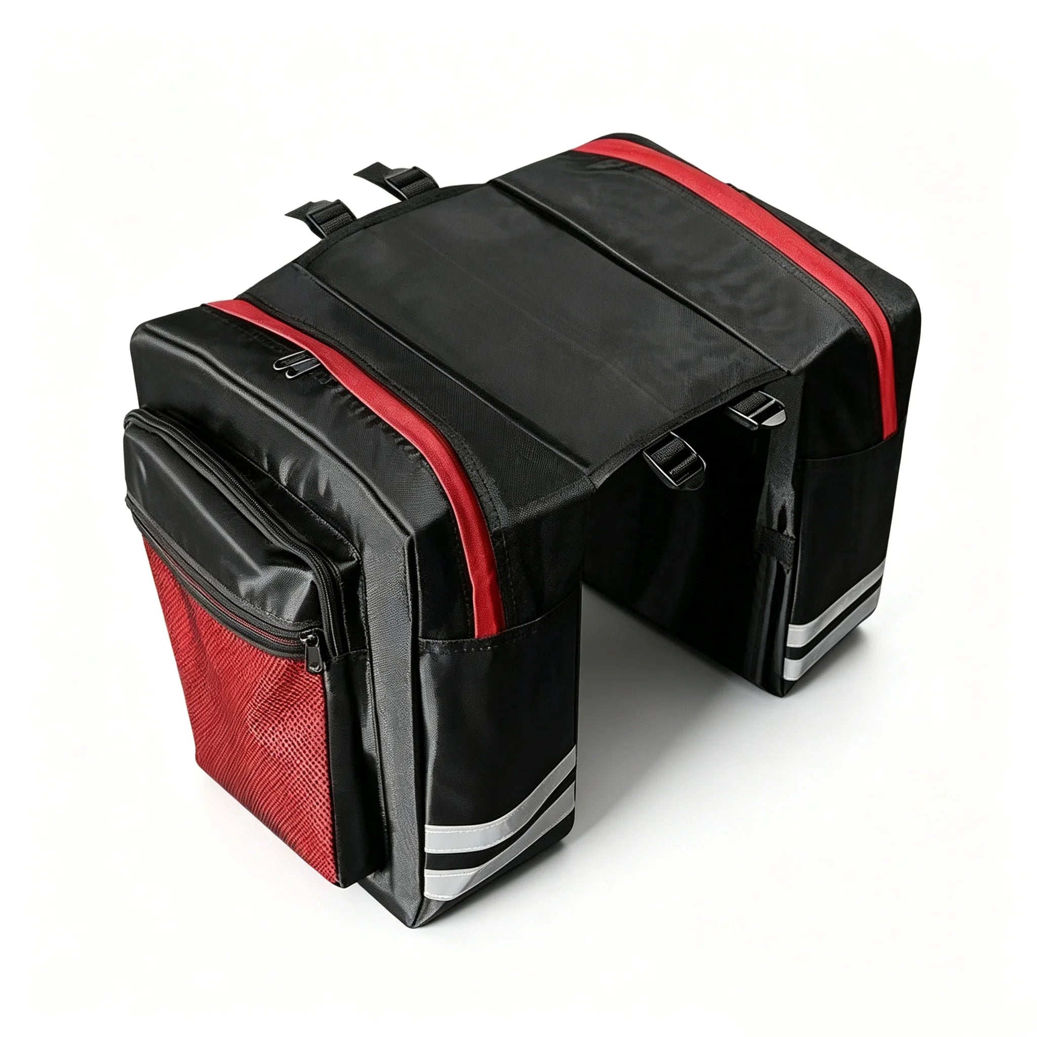 Bicycle Rear Rack Bag Waterproof Double-Sided Large Capacity Bike Trunk Pannier Storage for MTB Road Cycling Commuting