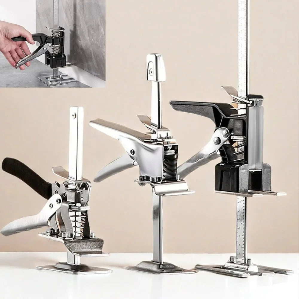 Labor-Saving Arm Board Jack Elevator, Cabinet Lifter Height Locator, Adjustable Anti-Slip Hand Lifting Tool, Multifunctional
