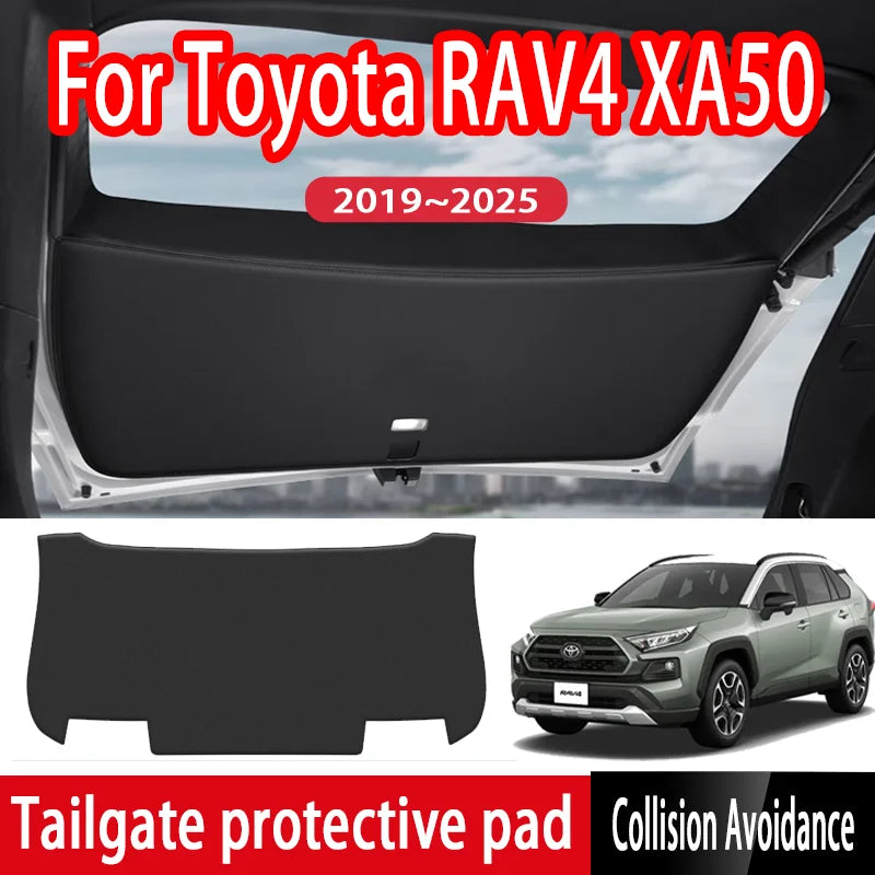Car Trunk Tailgate Protection Pad For Toyota RAV4 XA50 2019~2025 MK5 Anti-dirty Waterproof Backplate Protective Mat Accessories