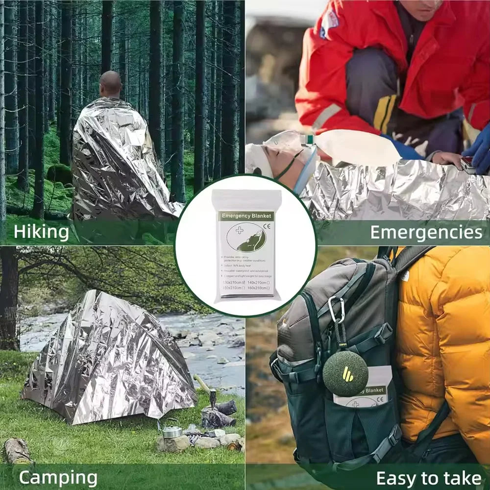 High Reflective Mylar Films Sheets For First Aid Blanket Growth Room Camera Reflector Simple Tent Outdoor Emergency 130X210CM
