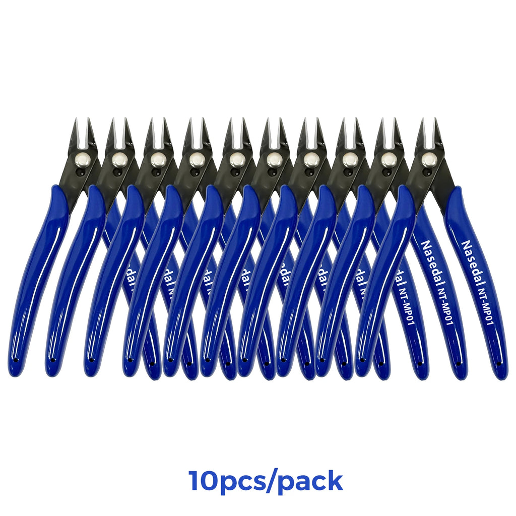 Nasedal Diagonal Pliers Wire Cable Cutters Carbon High Manganese Steel Flush Side Snips for Electrical Electronics Jewelry Tools