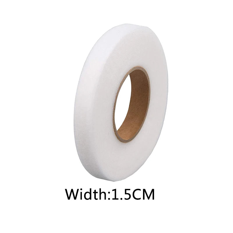 64M Hemming Tape Fabric Adhesive Hem Iron on No-Sew Hemming Tape For Pants Curtains & Drapes Durable Fabric Tape Sewing Tools
