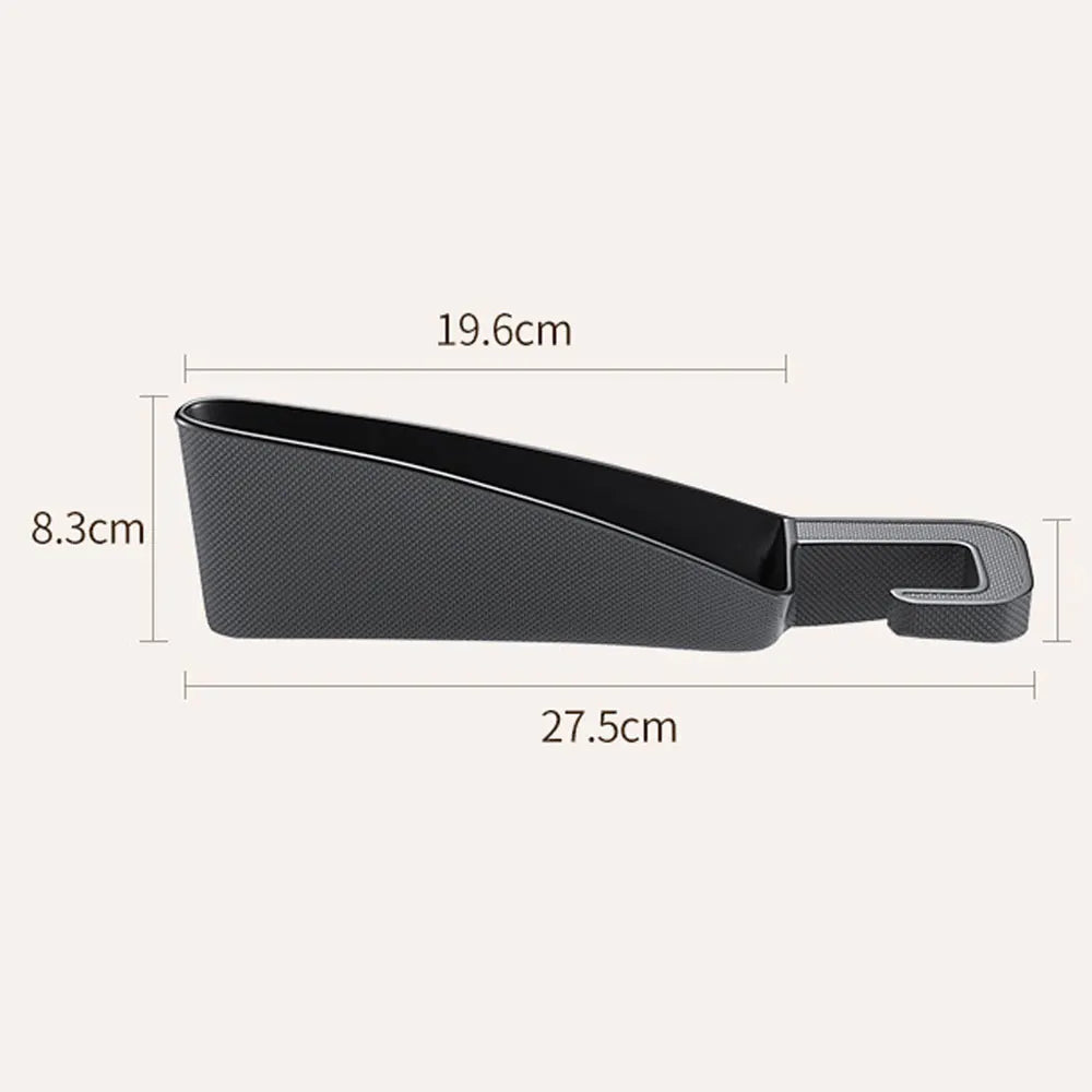 2PCS Car Seat Gap Filling Storage Box For FIAT Abarth 500 Pulse Panda Tipo Strada 600 500L Mobi Auto Accessories