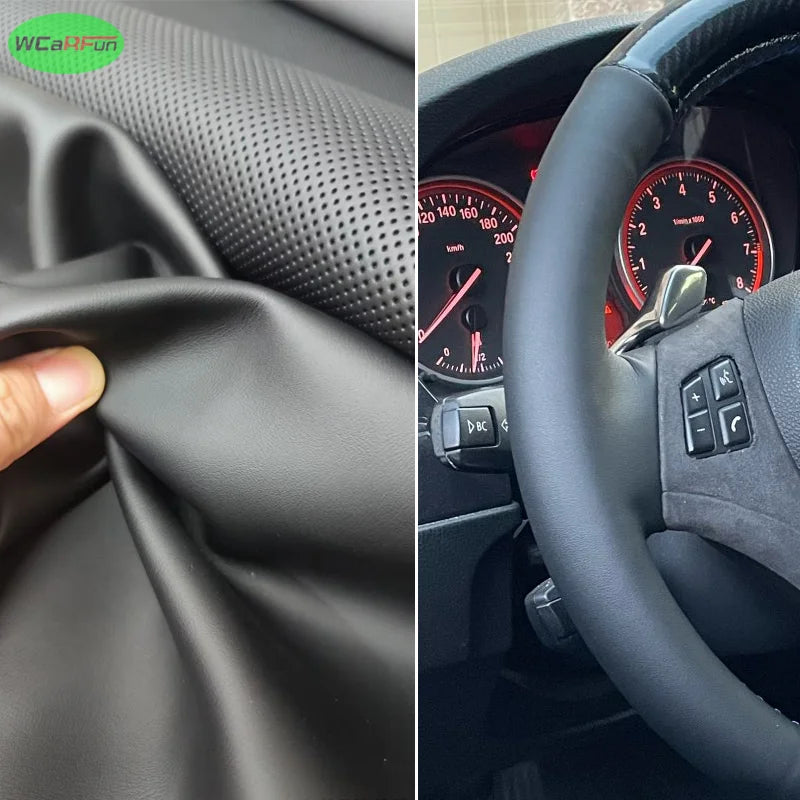 Car Steering Wheel Cover Anti-Slip Leather Braid For Mini (Hatchback/Mini) JCW Clubman JCW Convertible JCW Countryman