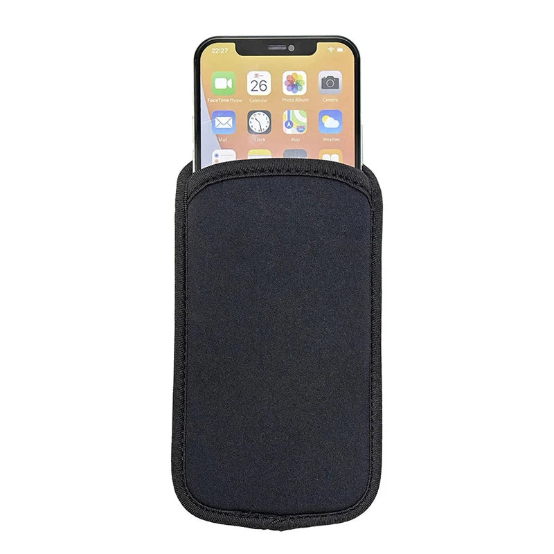 ★▲1PC Direct-Insert Neoprene Waterproof Phone Pouch (6.3-7.2") Shockproof -Resistant