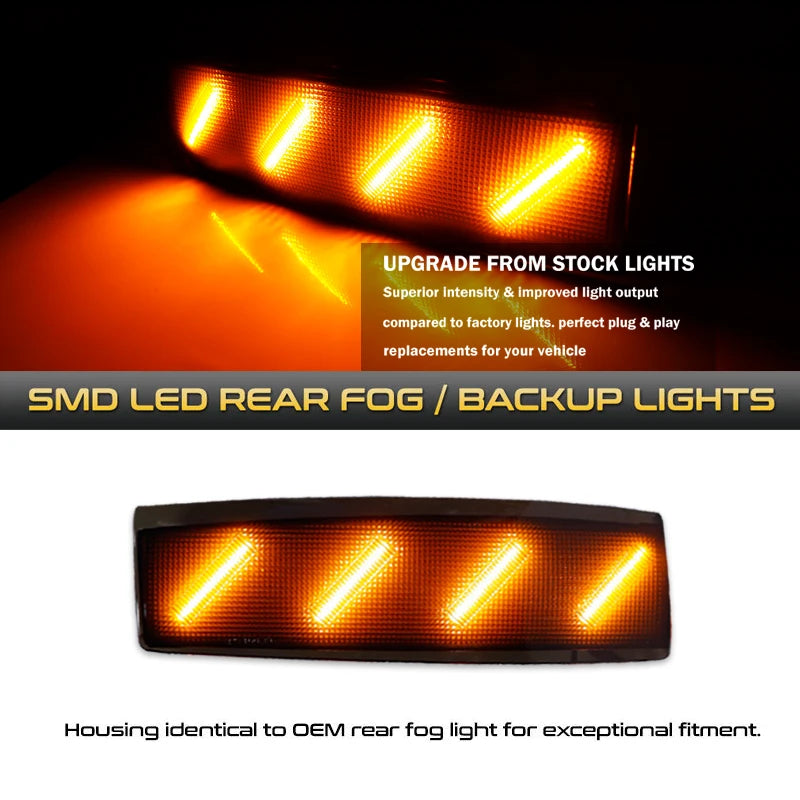 2x Car LED Front Side Marker Corner Lights For 1988-1993 GMCC1500 C2500 C3500 K1500 K2500 K3500 Turn SignalLights/Driving Lights