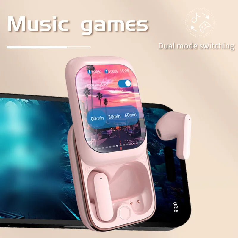 Hot Sales Touch Screen Earbuds Smart Earbuds Waterproof Wireless Earbuds Advanced Noise Cordless Earbuds Touchscreen Ear Buds