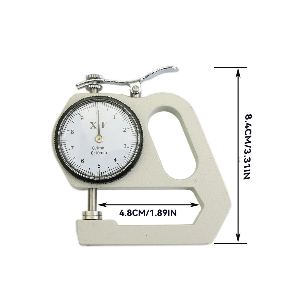 Dial Thickness Gauge Leather Paper Thickness Meter Tester for Leather Flim Paper