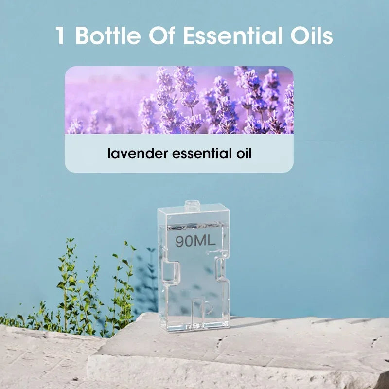 Mini Multi-Functional Aromatherapy Diffuser USB Smart Essential Oil Air Freshener for Home Desktop Wall Mounted for Car Bathroom