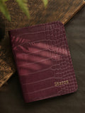 1PC Personalized Name Passport Holder Customized Passport Cover Luxurious Chic Alligator Print Wallet Holder Travel Accessories