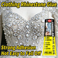 Ifubo Fabric Repair Adhesive 30ml Rhinestone Glue For Clothing Strong Bond Waterproof Washable Clear Glue For Buttons