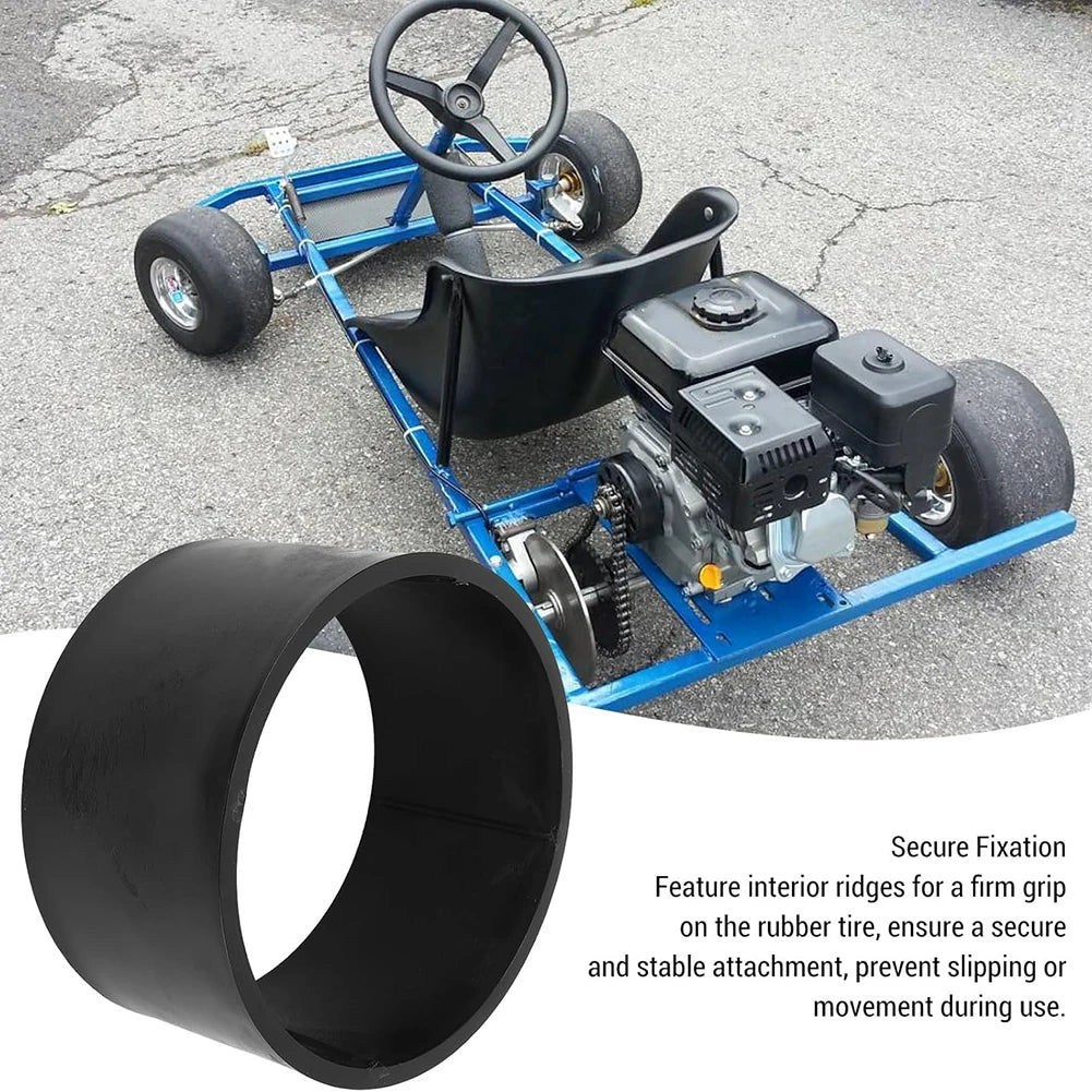 Drift Trikes Go Kart Tire Sleeve 1 4 Inch Internal Traction Vanes 12mm Thick PVC Enhanced Drifting Capabilities