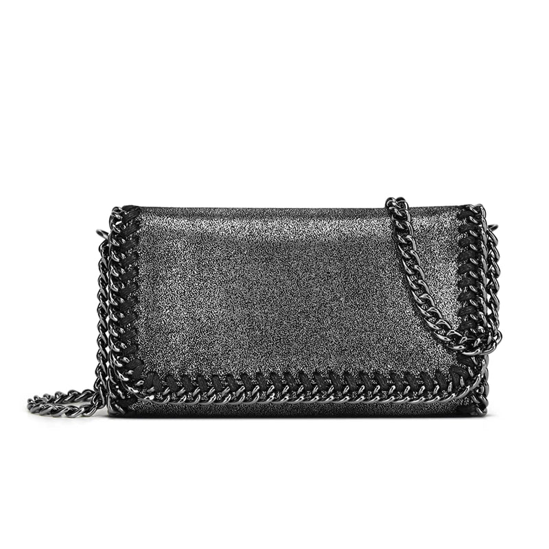 Luxury Designer Mini Crossbody Bag for Women  Fashion Chain Shoulder Bag with Phone Purse Wallet Elegant Branded Handheld Clutch
