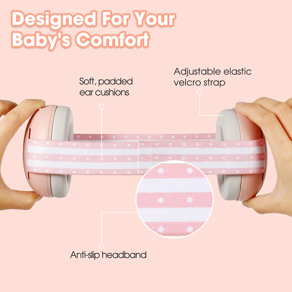 YHKEMA Baby Headphones for Noise - Baby Ear Protection for Babies and Toddlers up to 36 Months