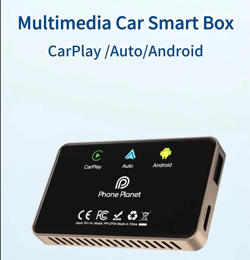 8G+64G CarlinKit CarPlay AI Box Android 13.0 Wireless CarPlay Adapter 2.4+5G GPS FOTA For Netflix YouTube Play Store