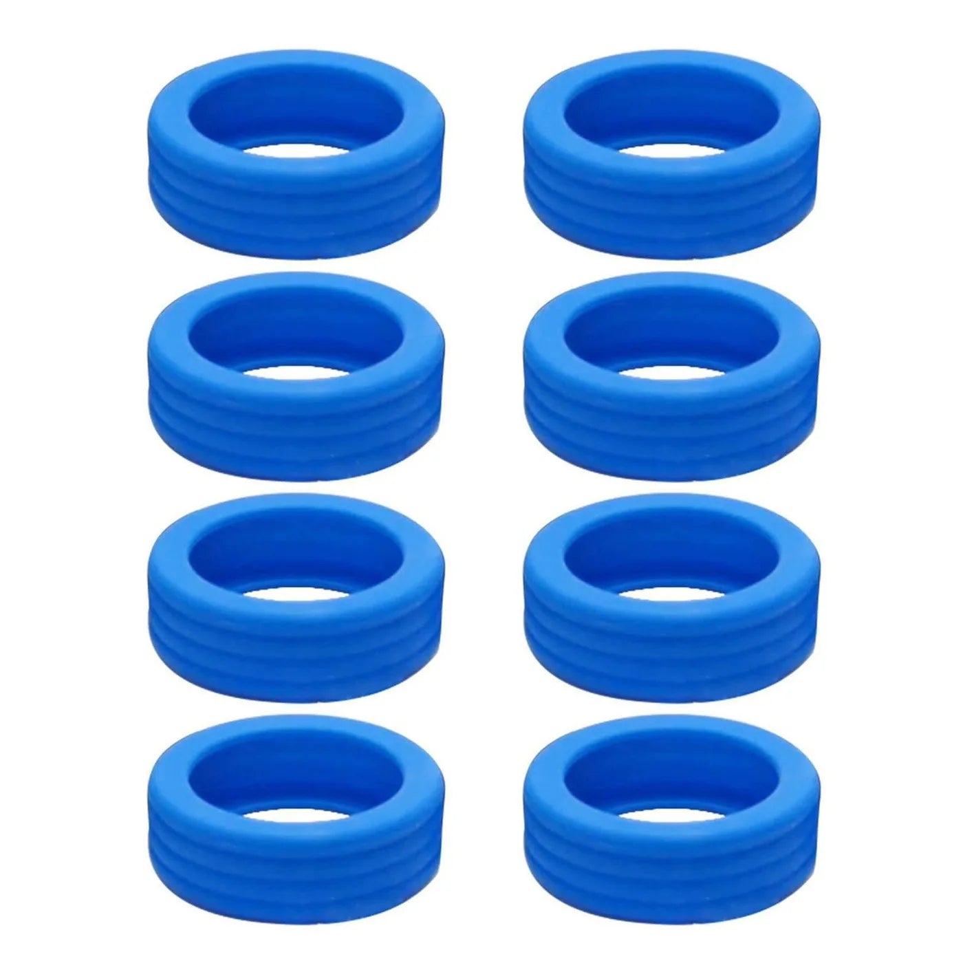 Thickened Silicone Luggage Wheel Covers Anti-Scratch Rubber Rings for Suitcase Wheels Durable Protectors for Universal Rolling