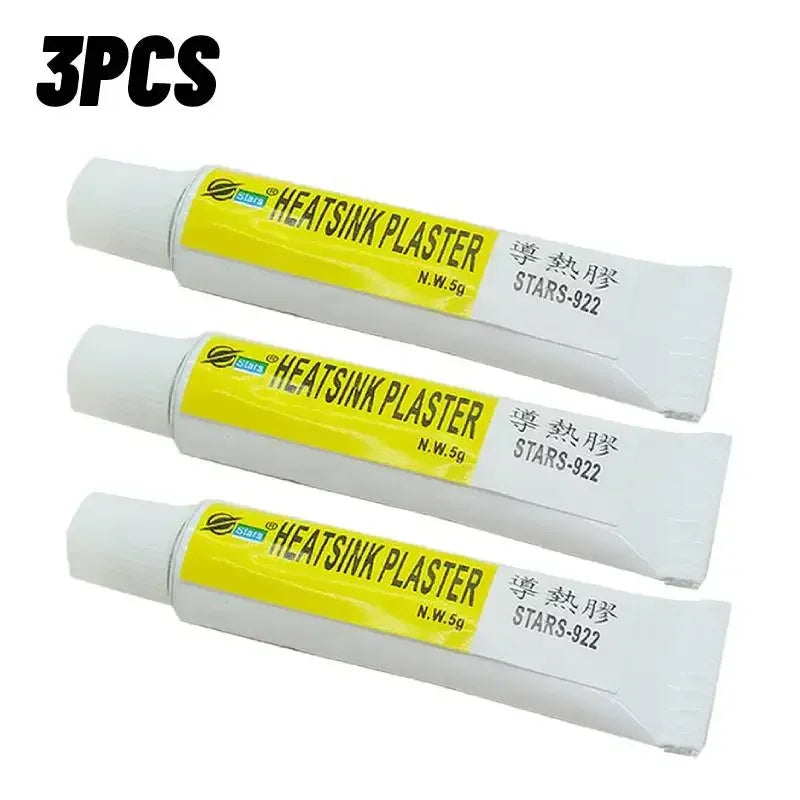 Thermal Paste Bond Adhesive Glue Shoes Strong Sole for Black Silicone Elbow Conductive 5g Plaster Viscous VGA RAM LED IC Pads