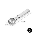 Stainless Steel Ice Cream Spoon Multifunctional Spoon for Ice Cream Dual-Purpose Scoop Fruit Watermelon Spoon Ball Scoop BJL001