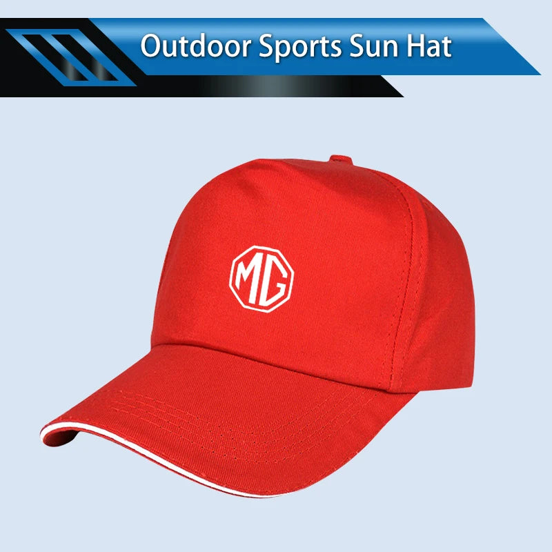 Car Sun Hat Baseball Cap Outdoor Sunscreen Hat Accessories For Morris Garages MG 6 3 5 7 TF ZR ZS HS GS GT Hector RX8 350RX5
