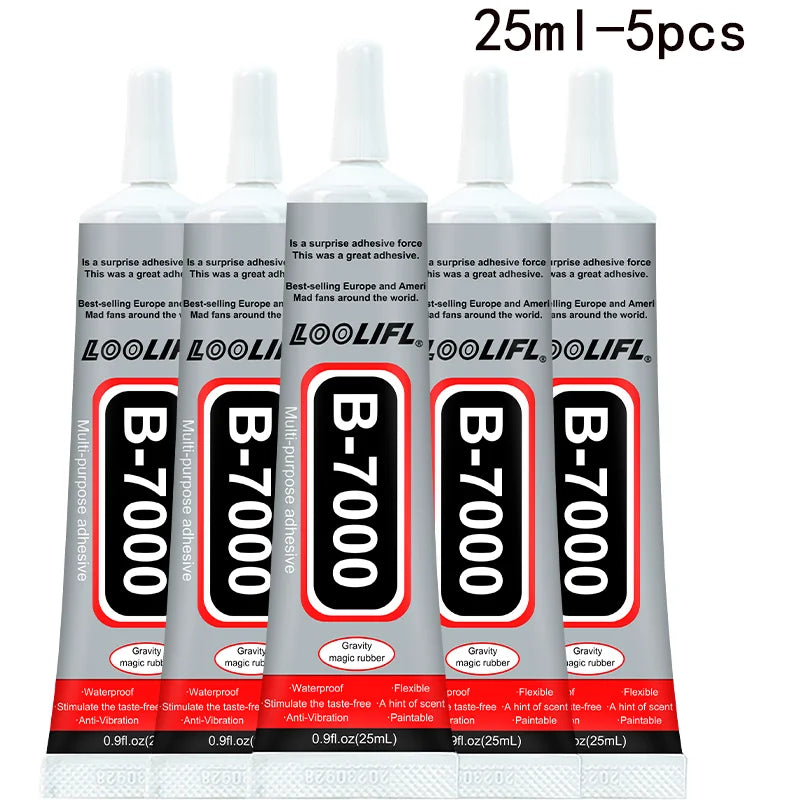 B7000 15,25,50,110ml Rhinestone Glue, Rhinestone Craft Glue, Jewelry Glue, Jewelry Processing Glue, Has Flexibility after Drying