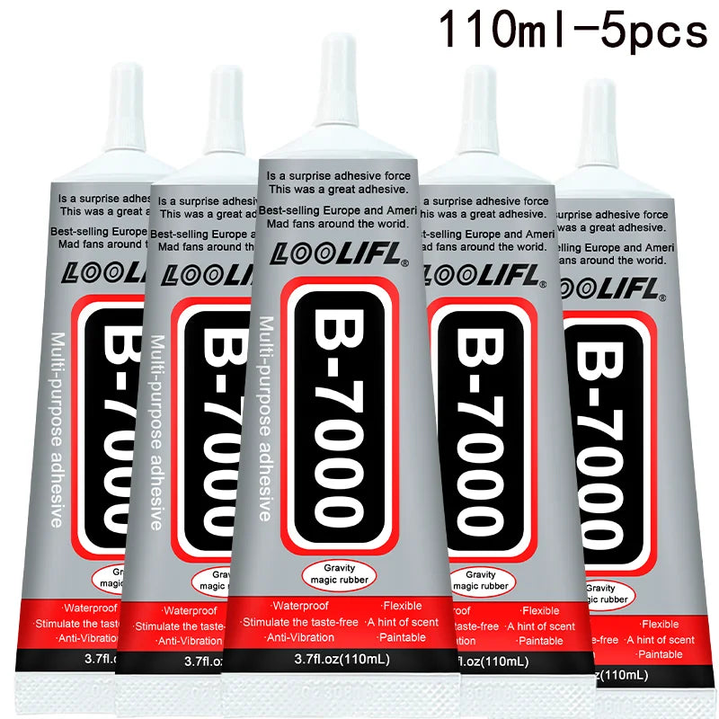 B7000 15,25,50,110ml Rhinestone Glue, Rhinestone Craft Glue, Jewelry Glue, Jewelry Processing Glue, Has Flexibility after Drying