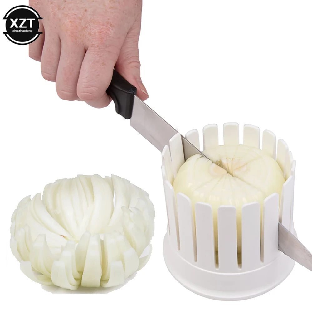 New Creative Onion Blossom Maker Slicer Blossom Fruit & Vegetable Cutter Tools Cutting Kitchen Accessories Onion Flower Tool