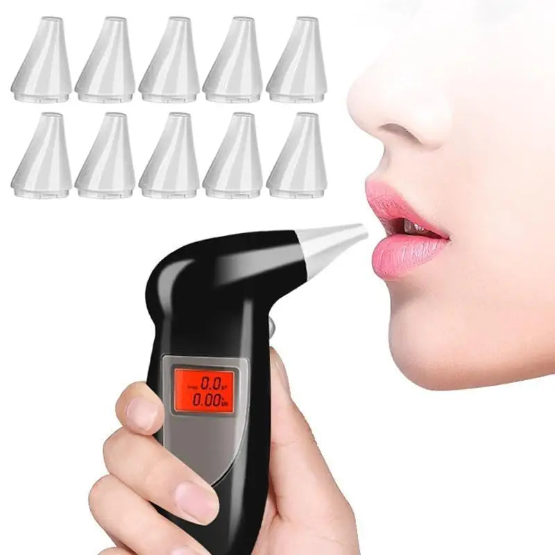 10/20Pcs Digital Breath Alcohol Tester Breathalyzer's Mouthpieces Blowing Nozzle For AT68 Keychain Alcohol Tester