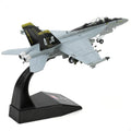 NUOTIE 1/100 F/A-18 Super Hornet Diecast Metal Fighter Jet Model Kits Pre-Build Replica 1943-2018 Jolly Roger Livery Military
