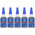 480 Black Super Glue,Instant Adhesive Super Strong CA Glue for DIY, Repair, Crafts, Metal, Plastic, Rubberr