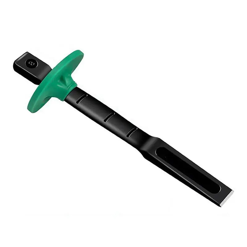 6/8/10/12in Industrial Grade Flat Chisel Chrome Vanadium Steel Forged Steel With Hand Guard Concrete Engraving Cut Tool