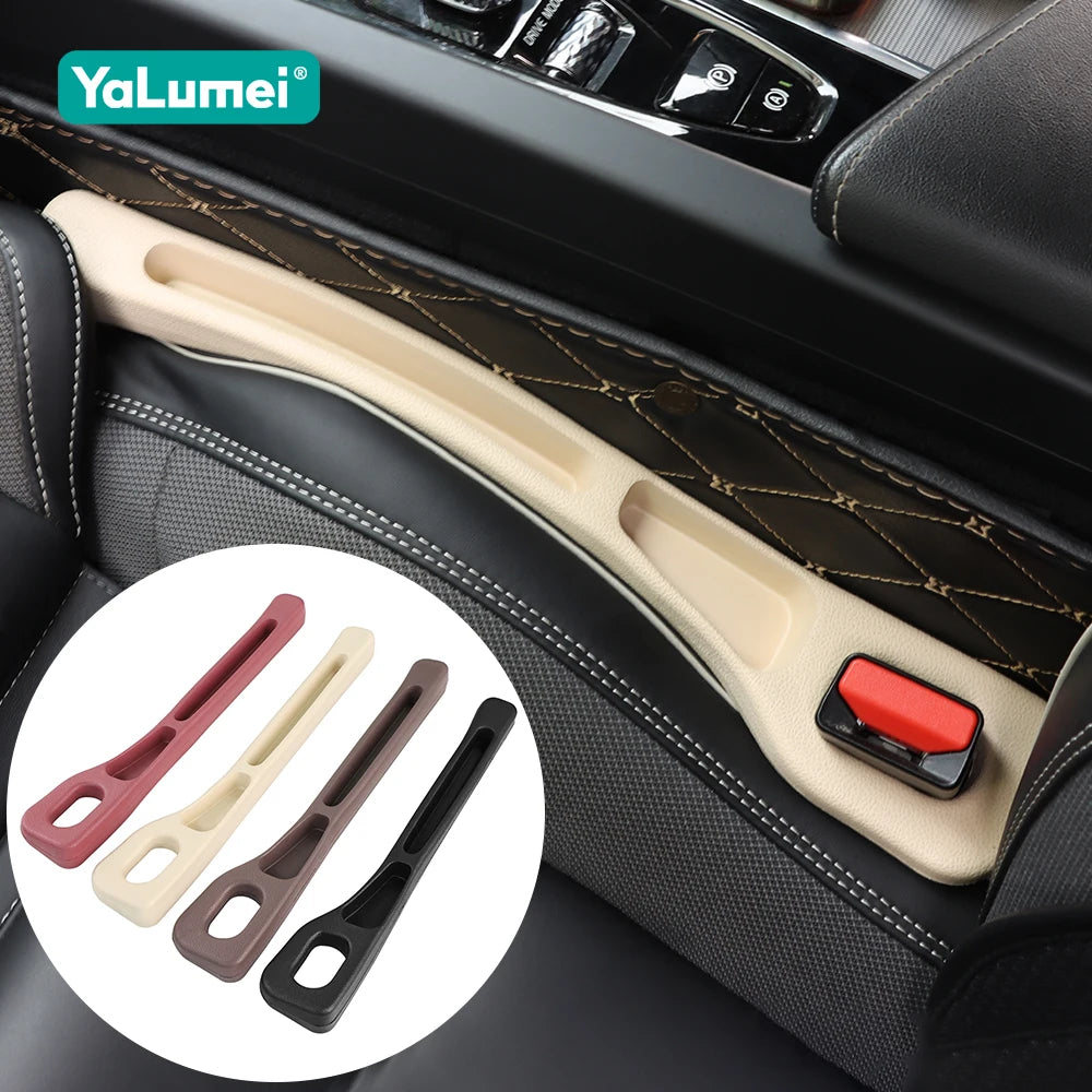 For Alfa Romeo Giulietta Mito Brera GT Spider 4C 147 156 159 166 2PCS Car Seat Leak Proof Strips Gap Side Seam Filler Storage