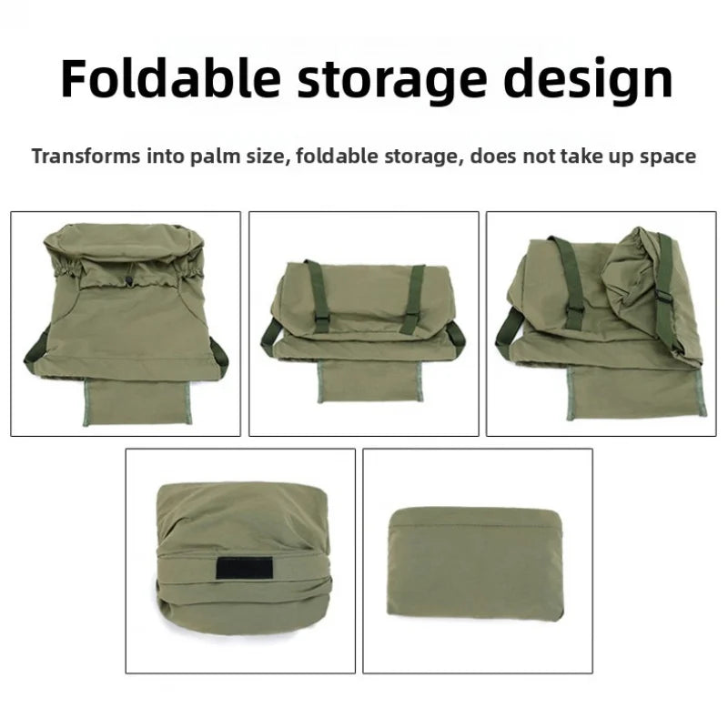 Foldable Drawstring Backpack, Lightweight and Easy to Store, Essential for Short Distance Travel and Outdoor Activities