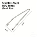 New 304 Stainless Steel Sausage Turning Grill Tongs for Bacon Steak Meat 30/40/50cm ExtraLong Grill Tong kitchen Accessories