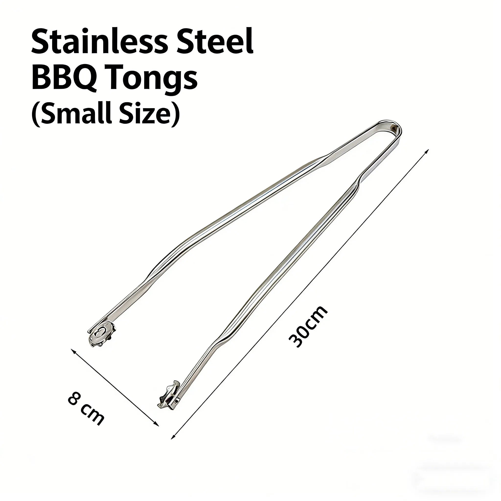 New 304 Stainless Steel Sausage Turning Grill Tongs for Bacon Steak Meat 30/40/50cm ExtraLong Grill Tong kitchen Accessories