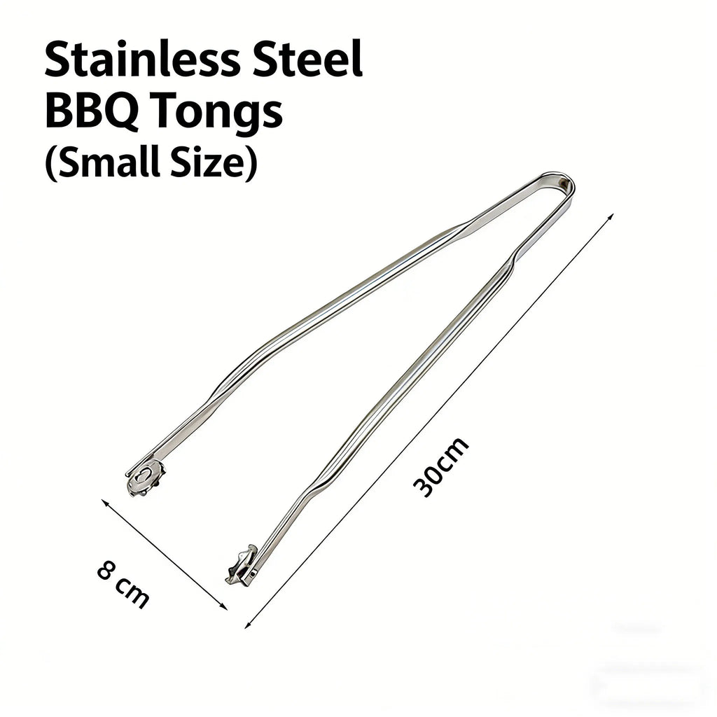 New 304 Stainless Steel Sausage Turning Grill Tongs for Bacon Steak Meat 30/40/50cm ExtraLong Grill Tong kitchen Accessories