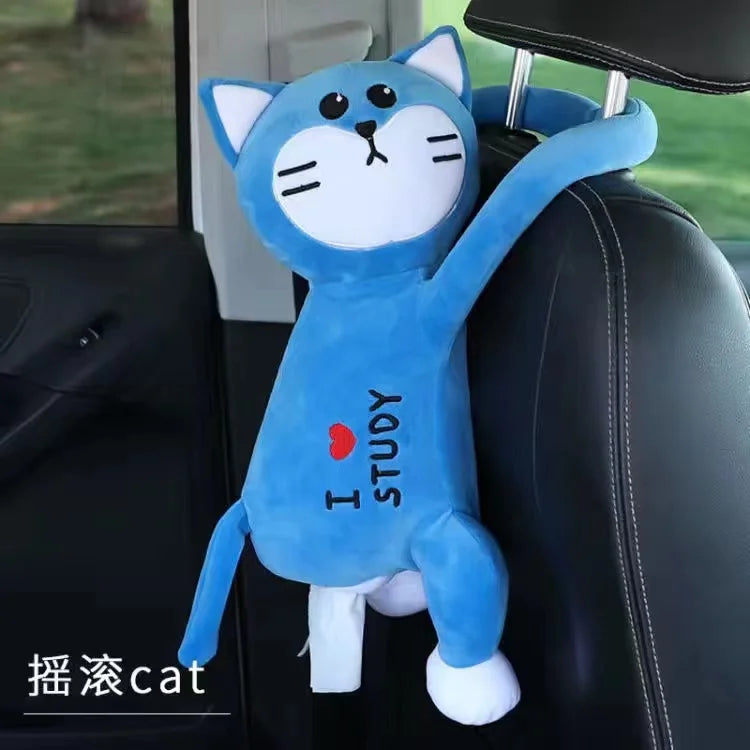 Creative Car Tissue Box Car Hanging Car Armrest Box Drawer Box Cover Cute Car Interior Decoration Products Daquan