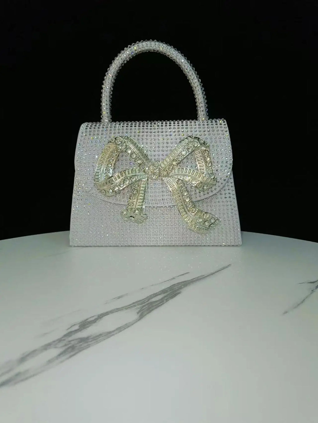 Luxury Fashion Satin Square Bag Glitter Rhinestones Diamond Evening Bag Women's Handbag Wedding Party Clutch Purse Shoulder Bag