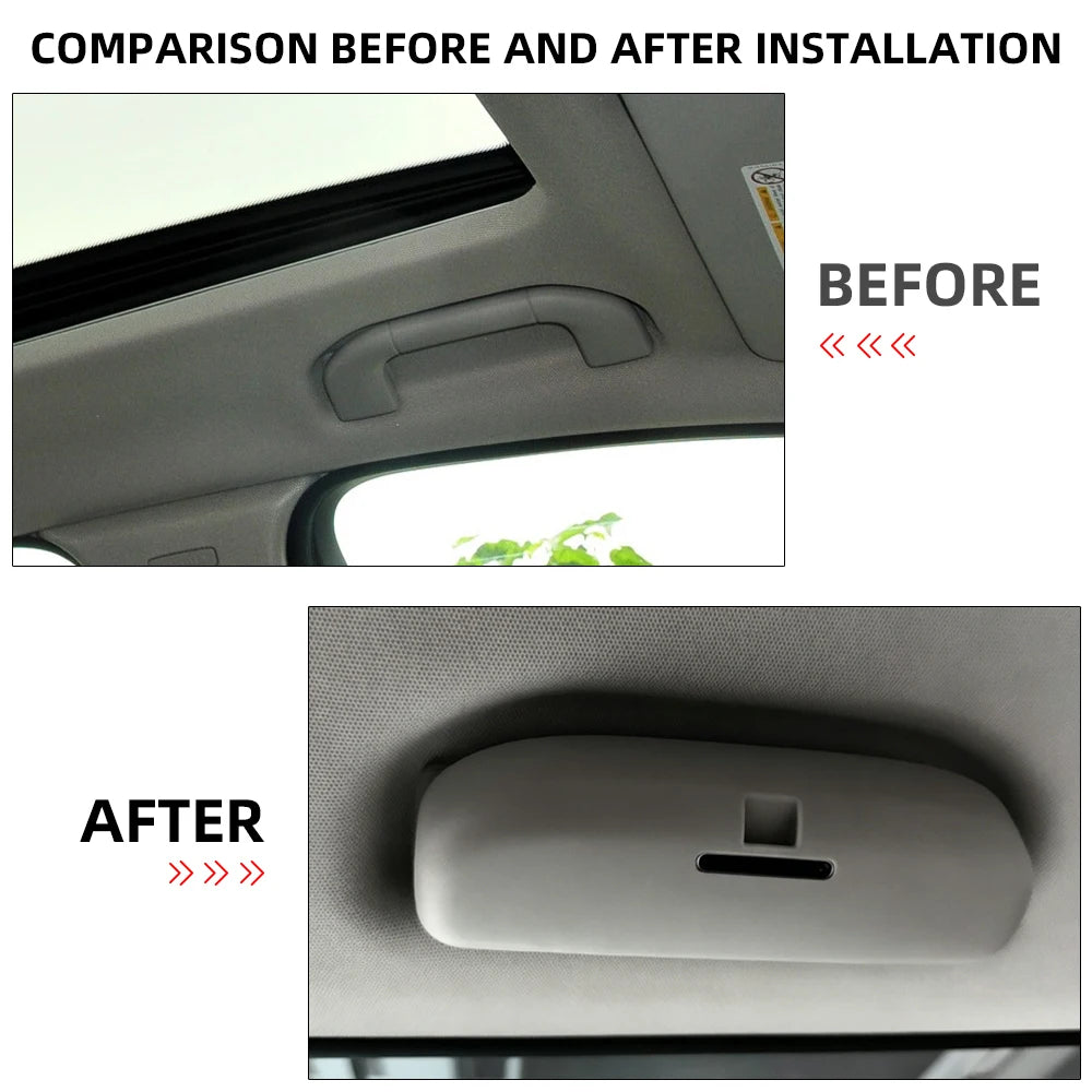Car Sunglasses Case Holder for Mercedes Benz C E GLK Class W203 W204 W212 W211 X204 GLK 350 GLK 200 Glasses Storage Box