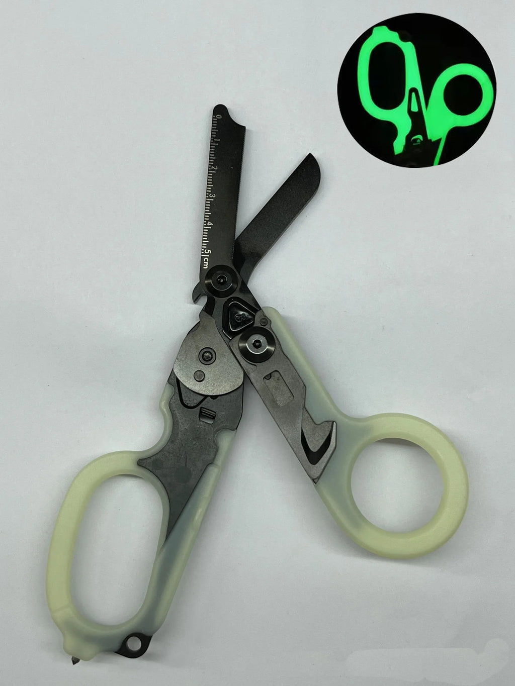6-in-1 Tactical Emergency Shears Foldable First Aid Scissor Outdoor Survival EDC Rescue Tools Leatherman Raptors For Hiking Camp