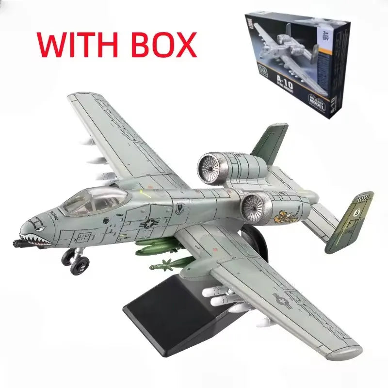 1/72 A-10 Thunderbolt II Plastic Assembly DIY Model Building Block Toy A10 Puzzle Model Collected Boy Birthday Gift