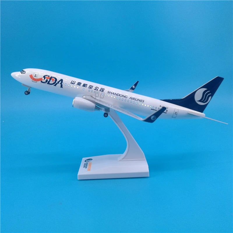 30cm Chinese Airbus & Boeing Airplane Model Diecast Resin with LED Light