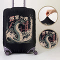 Eastern Dragon Pattern Luggage Protective Cover, suitable for 18-32 inch luggage covers, luggage handle gloves, travel accessori