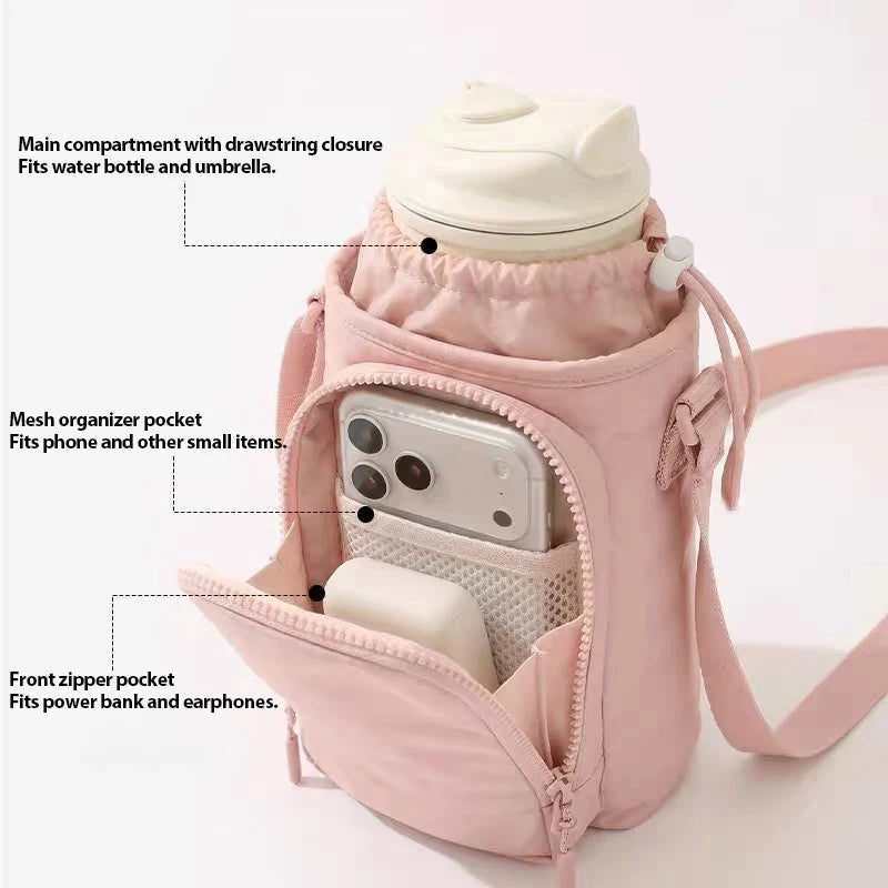 Mobile Phone Bag New Crossbody Shoulder Water Bottle Bag Waterproof Yoga Bag Running Sports Outdoor Portable Bag