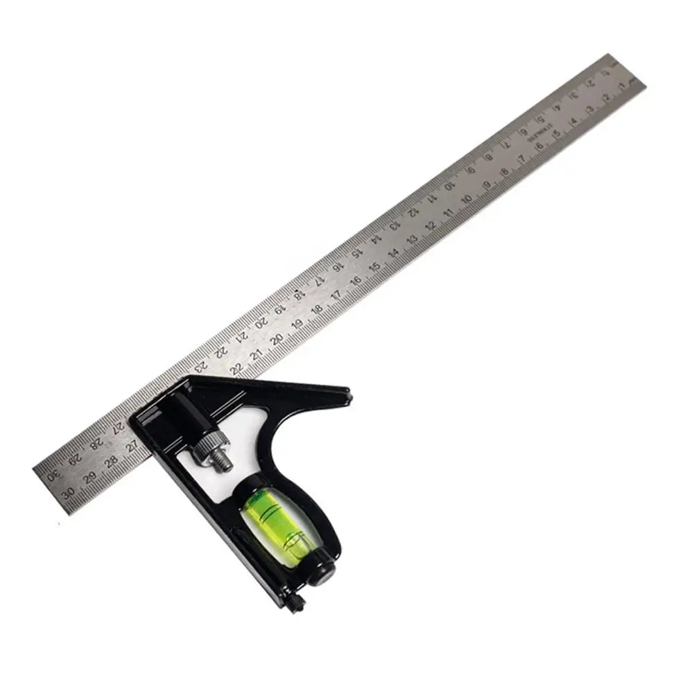 Aluminum Alloy Square Ruler Right Angle 90 Turning Ruler Woodworking Ruler Steel Turning Ruler Measuring Tools Gauge