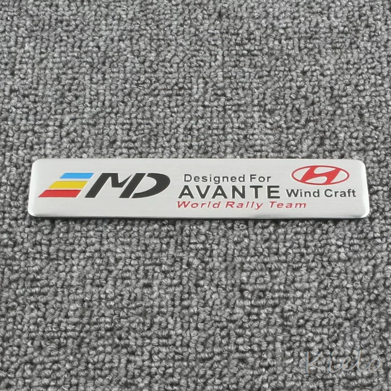 3D Aluminum Car Styling Stickers Body Trunk Decoration For Hyundai HB20 KONA i20 i10 IONIQ Elantra Palisade Sonata Grandeur