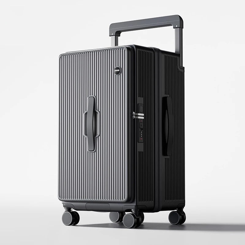 KLQDZMS Rolling Luggage Oversized Capacity Trolley Case ABS+PC Boarding Box 20"24"26"28"30"32 Inch Women's Travel Suitcase