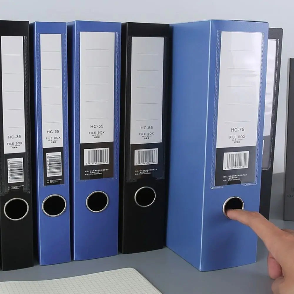 Thickened File Bag File Box Student Information Test Paper Storage A4 Extraction File Box