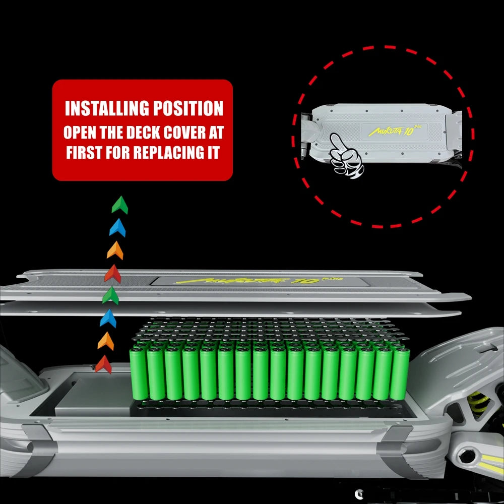 MUKUTA Intelligent Brushless Controller for MUKUTA 10Plus 10 PLUS Electric Scooter Integrated 2 in 1 for Both Front & Rear Motor