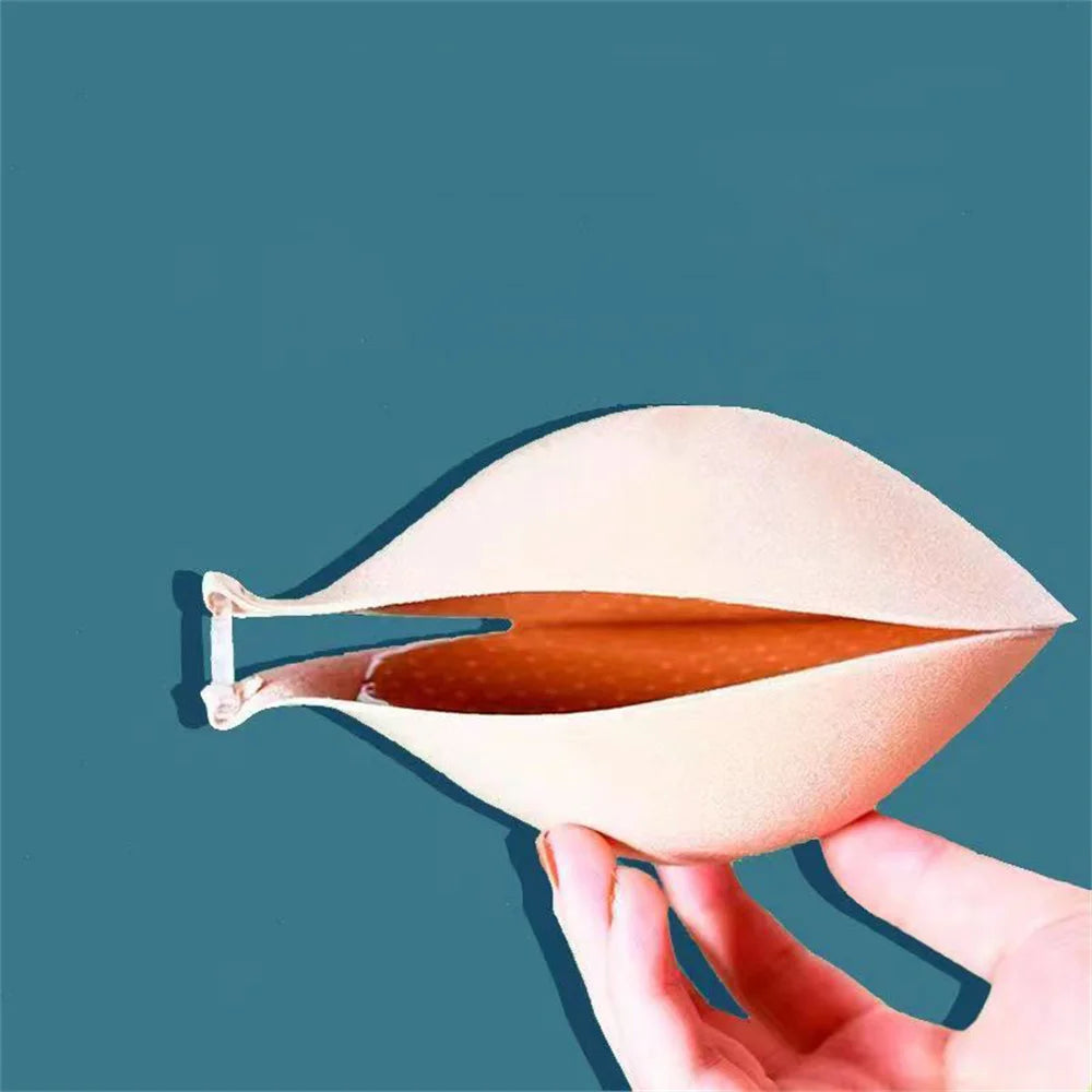 5CM/6cm Thickened Chest Sticker Invisible Silicone Bra for Woman Silicone Push Up Adhesive Bra Waterproof Nipple Tape Stickers